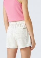 Short Básico Infantil Menina Botonê - Off-White