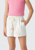 Short Básico Infantil Menina Botonê - Off-White