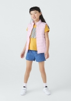 Shorts Jeans Infantil Menina Com Bolsos