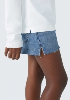 Shorts Jeans Infantil Menina Tradicional