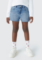 Shorts Jeans Infantil Menina Tradicional