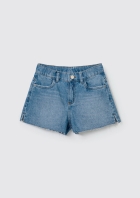 Shorts Jeans Infantil Menina Tradicional