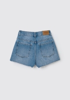 Shorts Jeans Infantil Menina Tradicional