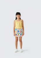 Regata Cropped Infantil Menina Com Babados