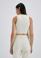 Regata Feminina Cropped Em Ribana