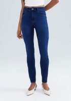 Calça Jeans Feminina Skinny Cintura Média
