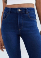 Calça Jeans Feminina Skinny Cintura Média