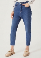 Calça Jeans Feminina Cintura Super Alta Mom