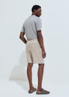 Bermuda Masculina Chino Com Linho