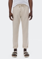 Calça Masculina Reta Com Linho