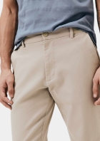 Calça Masculina Taper Chino Em Sarja