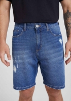 Bermuda Jeans Masculina Tradicional