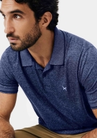 Camisa Polo Básica Masculina Em Malha Texturizada