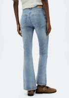 Calça Jeans Feminina Cintura Alta Flare Petit