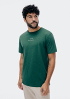 Camiseta Masculina Com Estampa Em Malha Flamê