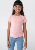 Blusa Infantil Menina Manga Curta 