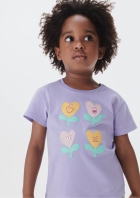 Blusa Infantil Menina Toddler Com Estampa