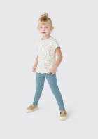 Blusa Infantil Menina Toddler Em Ribana Com Fru fru