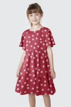 Vestido Infantil Com Babados