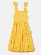 Vestido de Laise e Malha Amarelo Anime