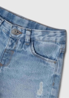 Bermuda Jeans Infantil Menino Toddler