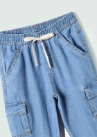 Calça Jeans Infantil Menino Toddler Jogger