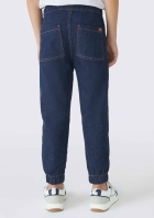 Calça Jeans Moletom Infantil Menino