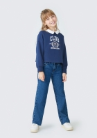 Calça Jeans Infantil Menina Reta