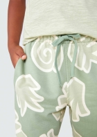 Shorts Infantil Menino Em Moletom Estampado