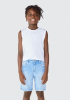 Bermuda Jeans Infantil Menino Regular