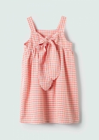 Vestido Infantil Toddler Godê Em Xadrez