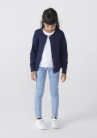 Calça Jeans Infantil Menina Jegging Com Elastano