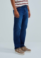 Calça Jeans Masculina Tradicional com Elastano