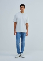 Calça Jeans Masculina Skinny Com elastano