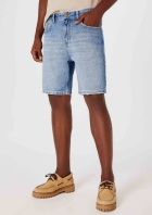 Bermuda Jeans Masculina Reta