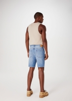 Bermuda Jeans Masculina Reta