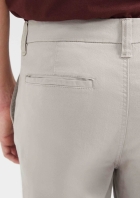 Calça Em Sarja Masculina Chino