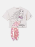 Blusa Ariel Paetês Disney