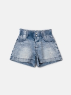 Short Jeans Com Elastano