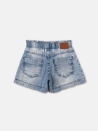 Short Jeans Com Elastano