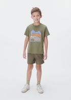 Shorts Infantil Menino Em Tactel