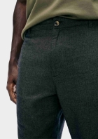 Calça Masculina Reta Texturizada