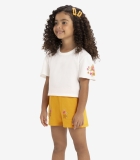 Conjunto Infantil Blusa Com Shorts Rovi Kids