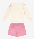 Conjunto Infantil Blusa Com Shorts Saia Trick Nick