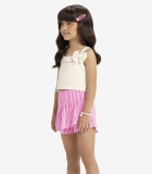Conjunto Infantil Regata Com Shorts Saia Rovi Kids