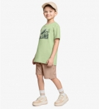 Conjunto Infantil Camiseta Com Bermuda Trick Nick Verde