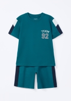 Conjunto Infantil Menino Estampado Oversized