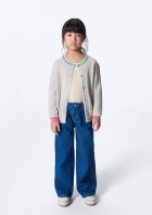 Cardigan Infantil Menina Tricô Ajustado
