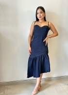 Vestido Jeans Assimétrico CityBlue