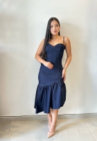 Vestido Jeans Assimétrico CityBlue